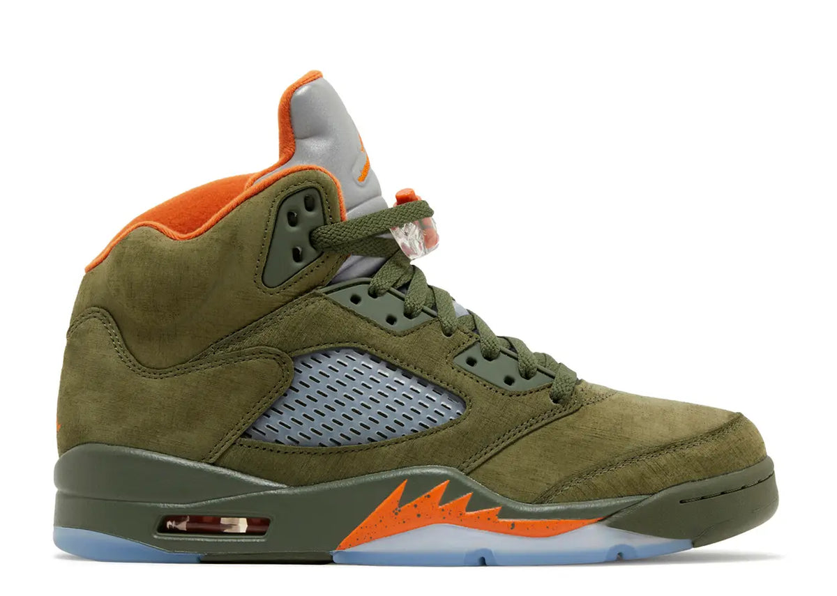Air Jordan 5 Retro Sneakers - Olive (2024)